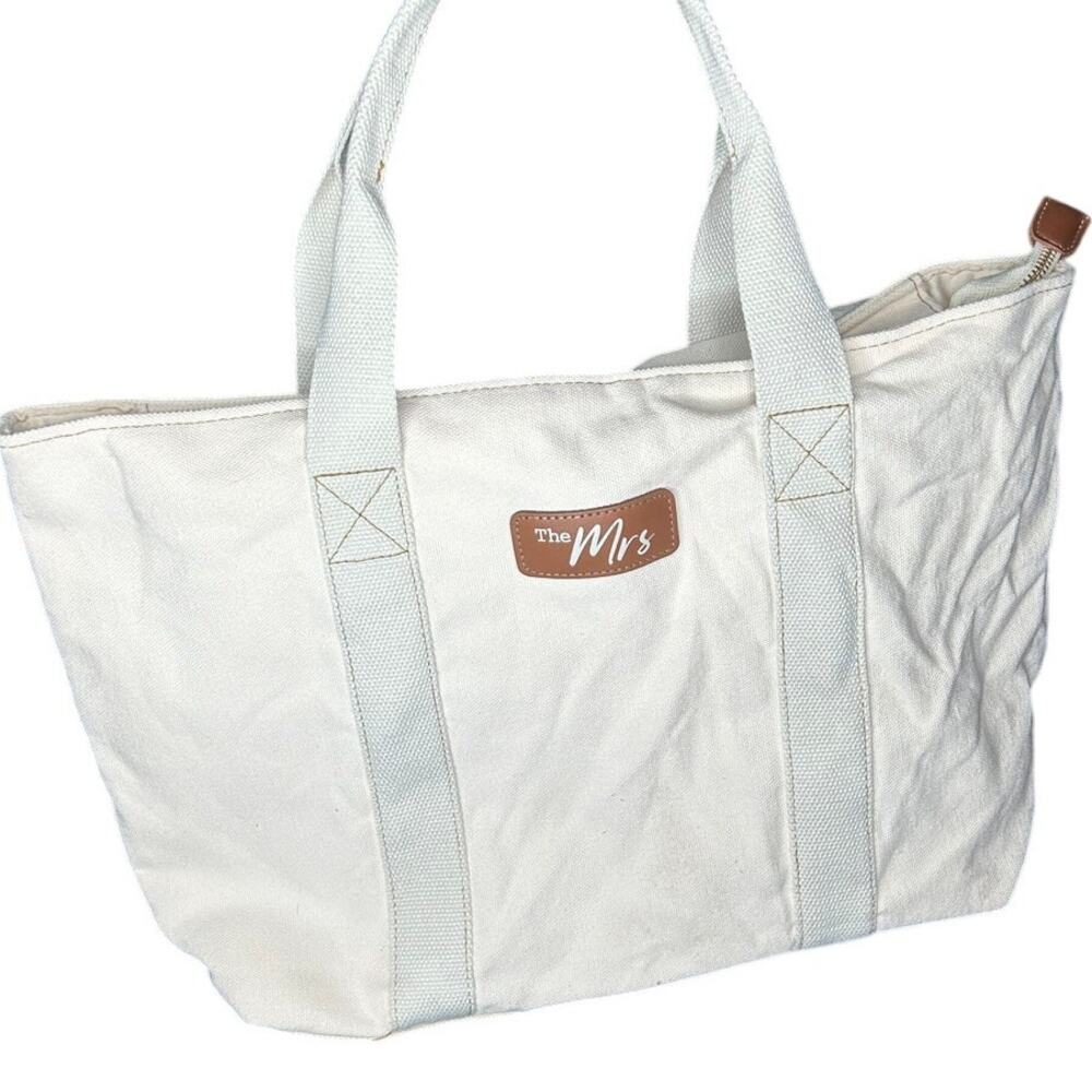 The Mrs. Bridal tote bag